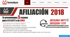 Desktop Screenshot of cmictamaulipas.org.mx